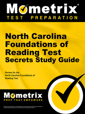 cover image of North Carolina Foundations of Reading Test Secrets Study Guide